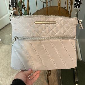 Steve Madden silver crossbody bag
